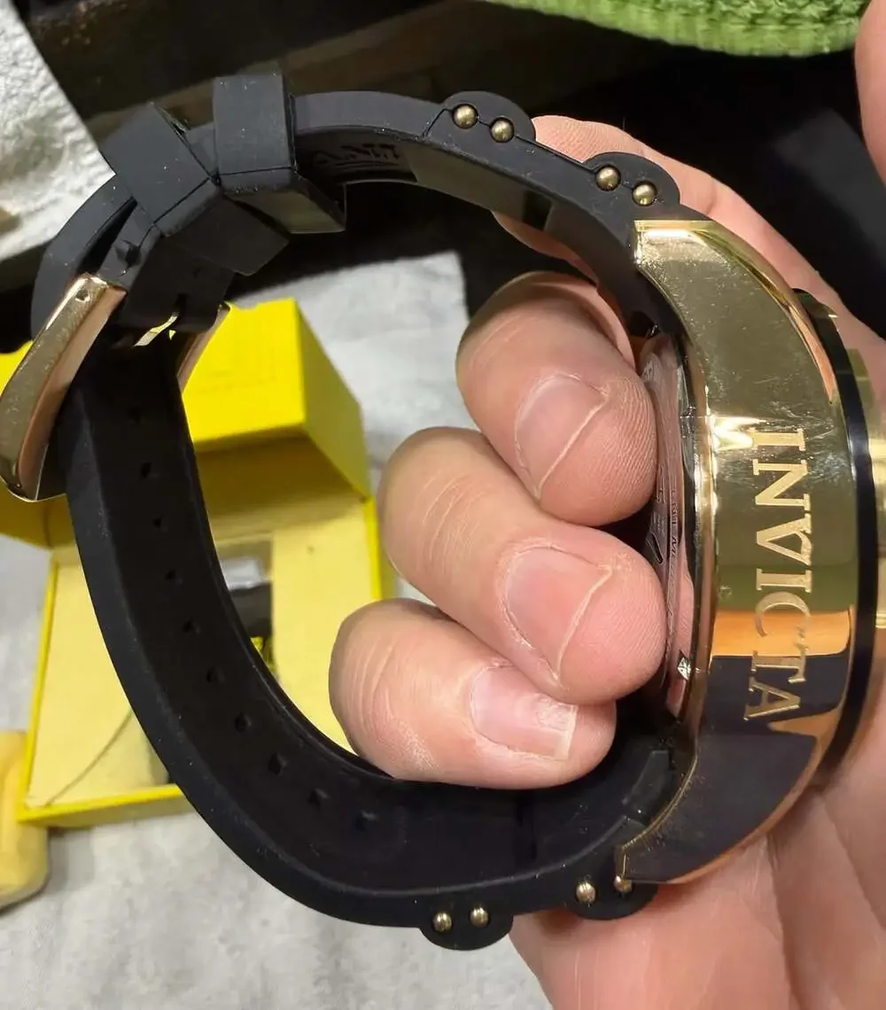 New Invicta Pro Diver 50mm Black Gold Watch 22340